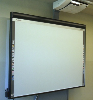 Installation Whiteboard an der Lobdeburg Schule in Jena