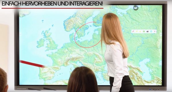 Avtek interaktive Touch Bildschirme und Whiteboards